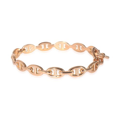 hermes chaine d'ancre rose gold